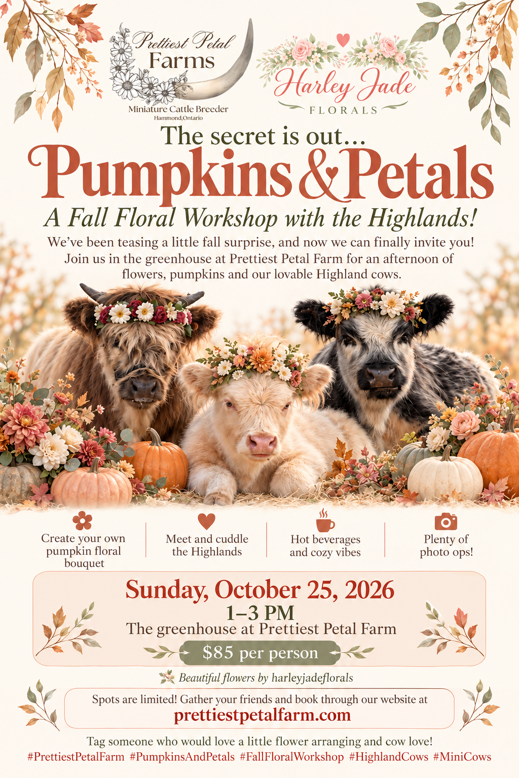 Pumpkins & Petals Workshop